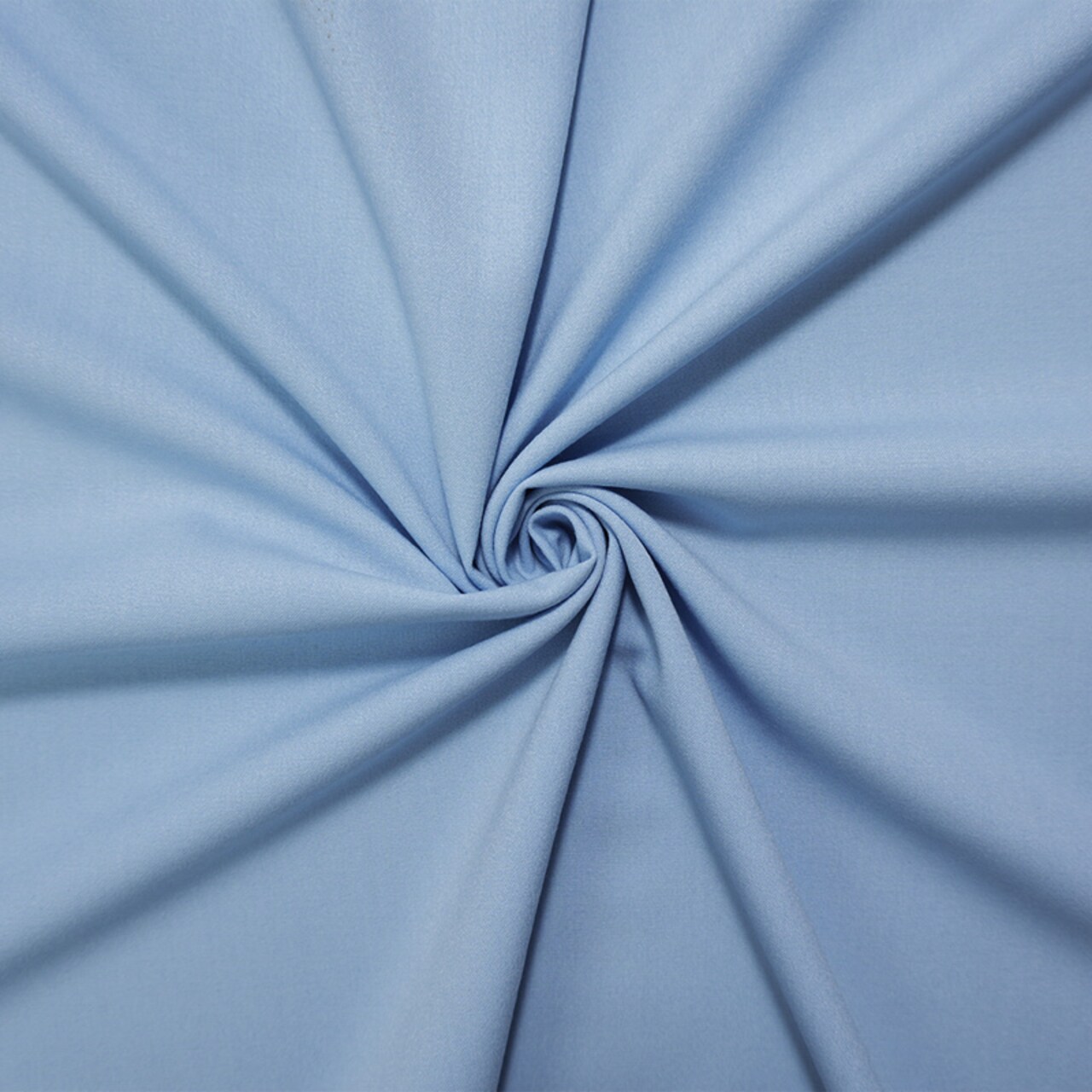 Pastel Blue Poly Rayon Spandex Stretch Solid Woven Suiting Fabric By the Yard